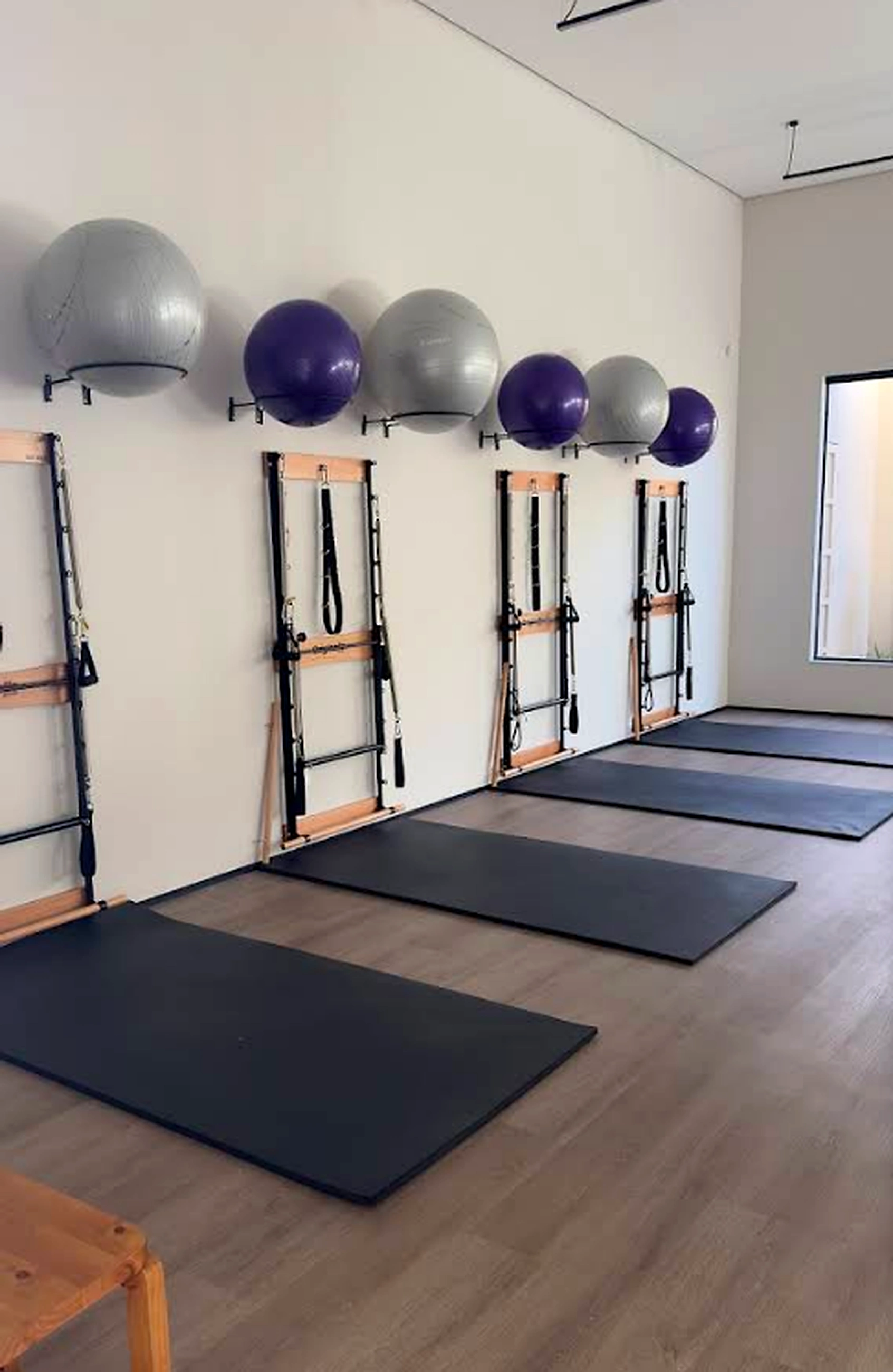 Sala de pilates do Espaço Harmia
